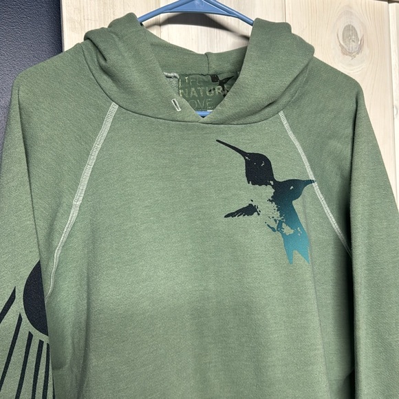 Freecity Sun Life Hoodie, Life Nature Love Hummingbird Size 3 Large - Picture 4 of 7